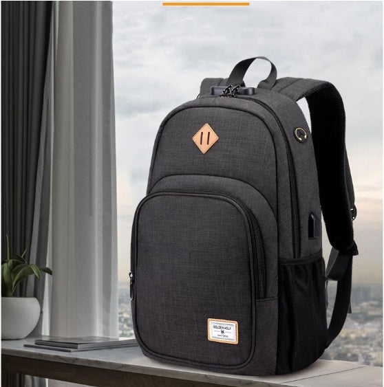 Golden Wolf Autumn Backpack (13" Laptop)
