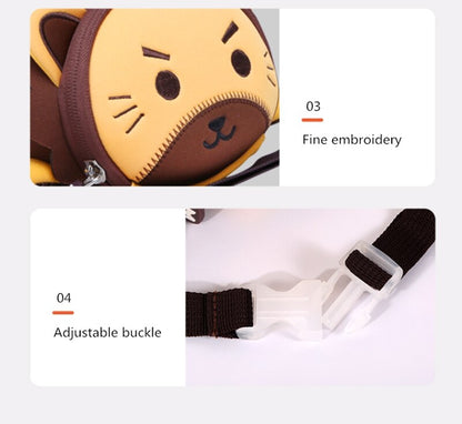 NOHOO Kids Lion 3D Design Newborn Bag Toodler Bags Travel Kids Bag