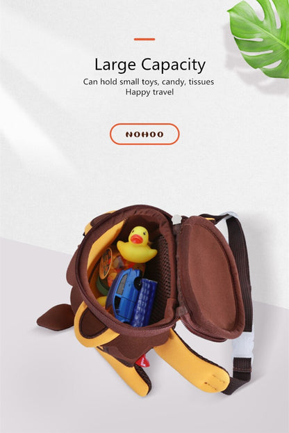 NOHOO Kids Lion 3D Design Newborn Bag Toodler Bags Travel Kids Bag