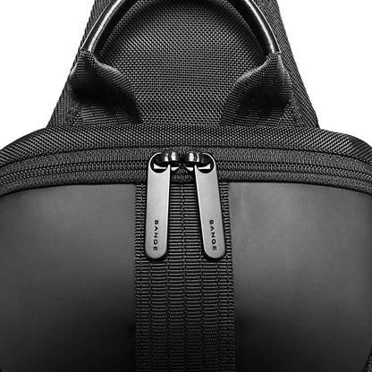 Bange Triway Men Anti-theft Lock Sling Bag Fashion Chest Pack Waterproof USB Crossbody Bag (9.5" tablet)