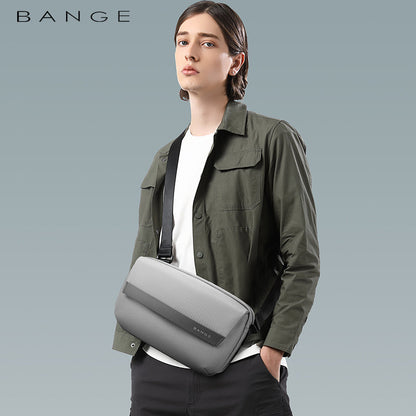 Bange Ranger Men Anti-theft Lock Sling Bag Fashion Chest Pack Waterproof Crossbody Bag