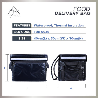 Blue Mountain 36L Food Delivery Bag S Size