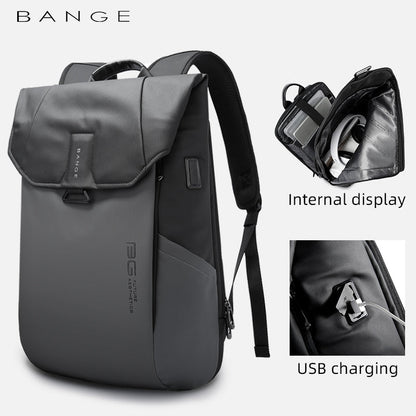 Bange Jade Laptop Backpack Water-Resistant and Multi Compartment USB Charging Business Professional Travel (15.6")