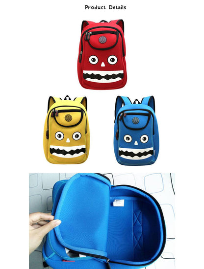 NOHOO Kid Happy Monster Design Children Boy Travel School Bag Beg Sekolah Bag A4