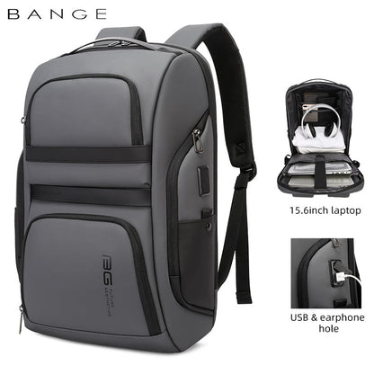 Bange Surge Laptop Backpack Laptop Bag College Study Bag Business Multi Compartment (15.6")