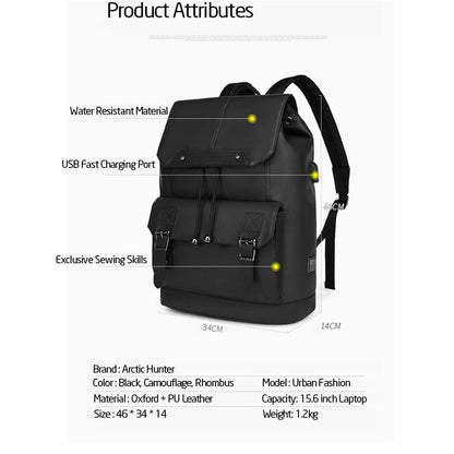 Arctic Hunter i-Urban Backpack (14" Laptop)