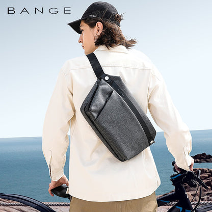 Bange Neutro Sling Bag Shoulder Bag Crossbody Bag Men’s Multi Compartment Water-Resistant (7.9")