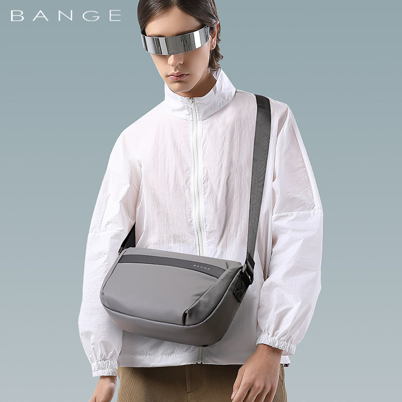 Bange Digger Sling Bag Shoulder Bag Crossbody Bag Men’s Beg Lelaki Multi Compartment Water-Resistant (8.6")