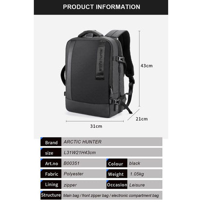 Arctic Hunter i-Roamer Backpack (15.6" Laptop)