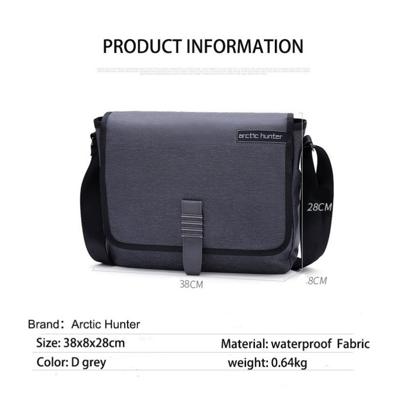 Arctic Hunter I-Hydra Messenger Bag (10" Tablet)