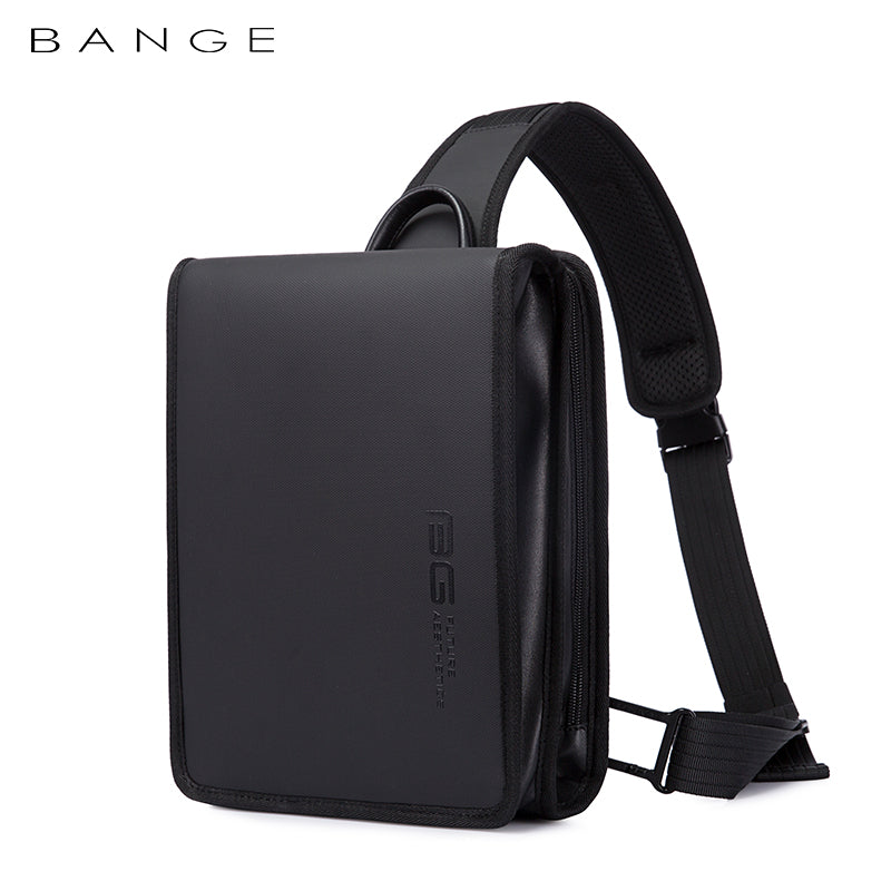 Bange Mini Sleek Crossbody Sling Bag Multiple Compartment Tablet Compartment (9.5")