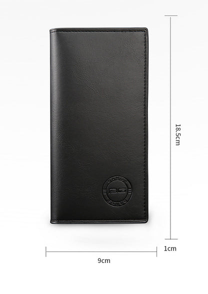 Bange Rory Multiple Card Slot Light Weight Fashion Thin Long Wallet Trend Dompet Panjang Slim (12 Card Slot)