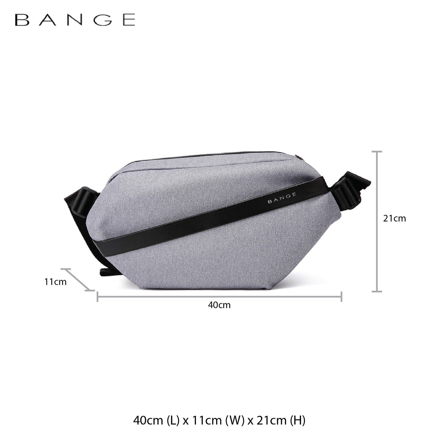 Bange Foxy Multiple Compartment Big Capacity Camera Stand Keeper Crossbody Sling Bag (12.9")