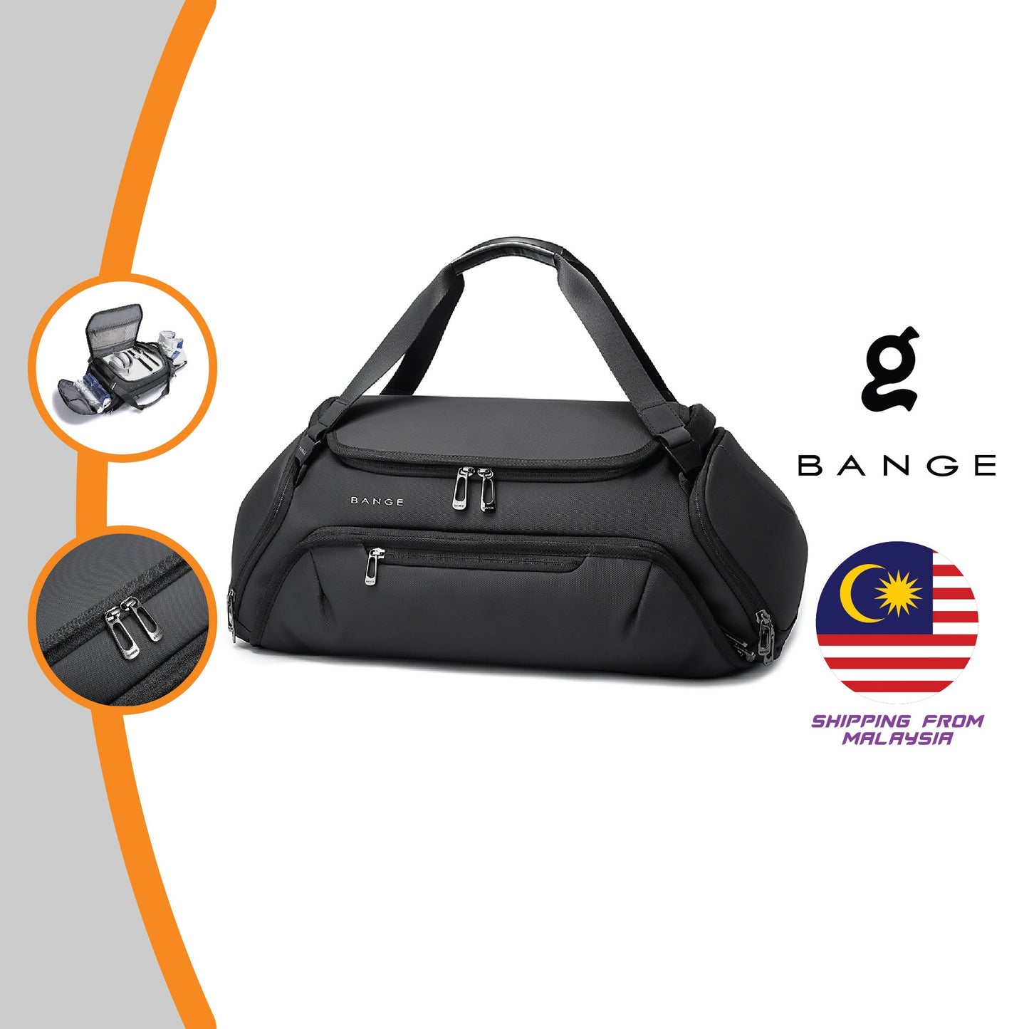 Bange Dusk Duffle Bag Multifunctional Gym Bag Sport Bag Hiking Bag Messenger Bag Max Duffel Weekender bag