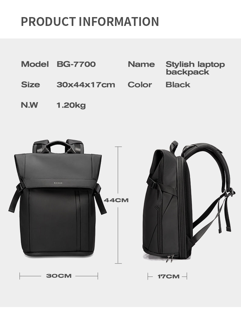 Bange Harryz Laptop Trendz Stylish Design Laptop Business Travel Big Capacity Laptop Backpack (15.6")