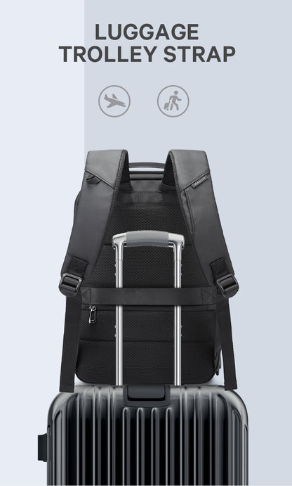 Bange Fade Laptop Backpack Water-Resistant and Multi Compartment USB Charging Business Professional Travel (15.6")