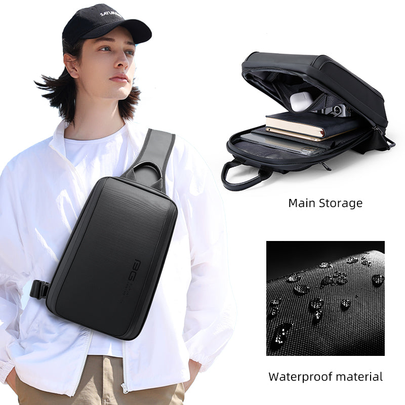 Bange Nova Anti Theft Ultra Light Multi Compartment Outdoor Travel Sport Business Tablet Sling Bag (11")