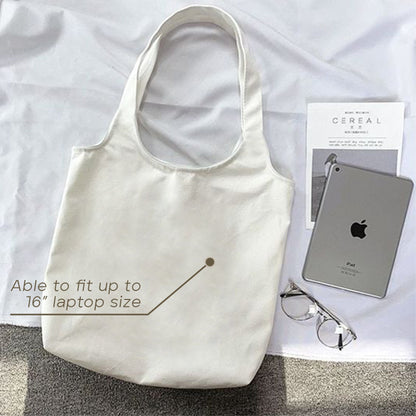 BAG2U【HOT-SIMPLE】Canvas Bag Plain