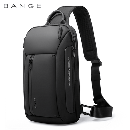 Bange Titan Sling Bag Water-Resistant and Multi Compartment Crossbody Men's Bag Fashion Chest Pack (11")