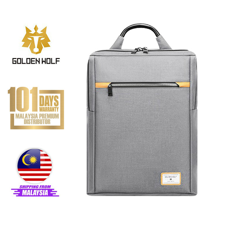 Golden Wolf Raven Backpack (15.6" Laptop)