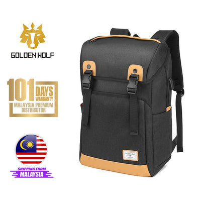 Golden Wolf Pegasus Backpack (17" Laptop)