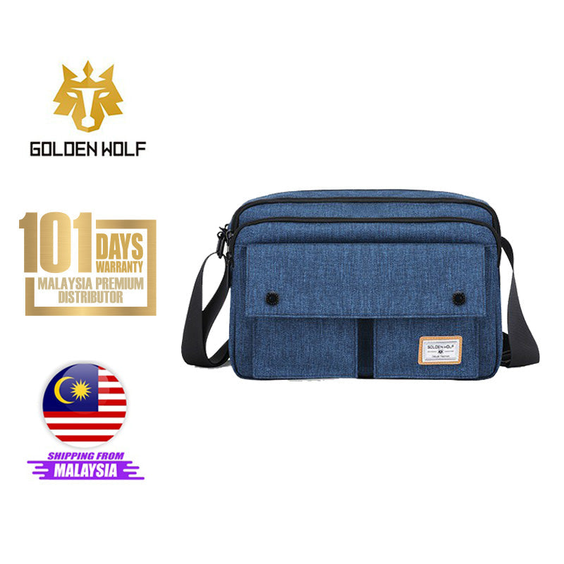 Golden Wolf Lance Crossbody Sling (9.7" Tablet)