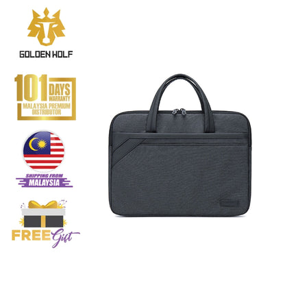 Golden Wolf i-Owen Laptop Briefcase (Oxford Material)