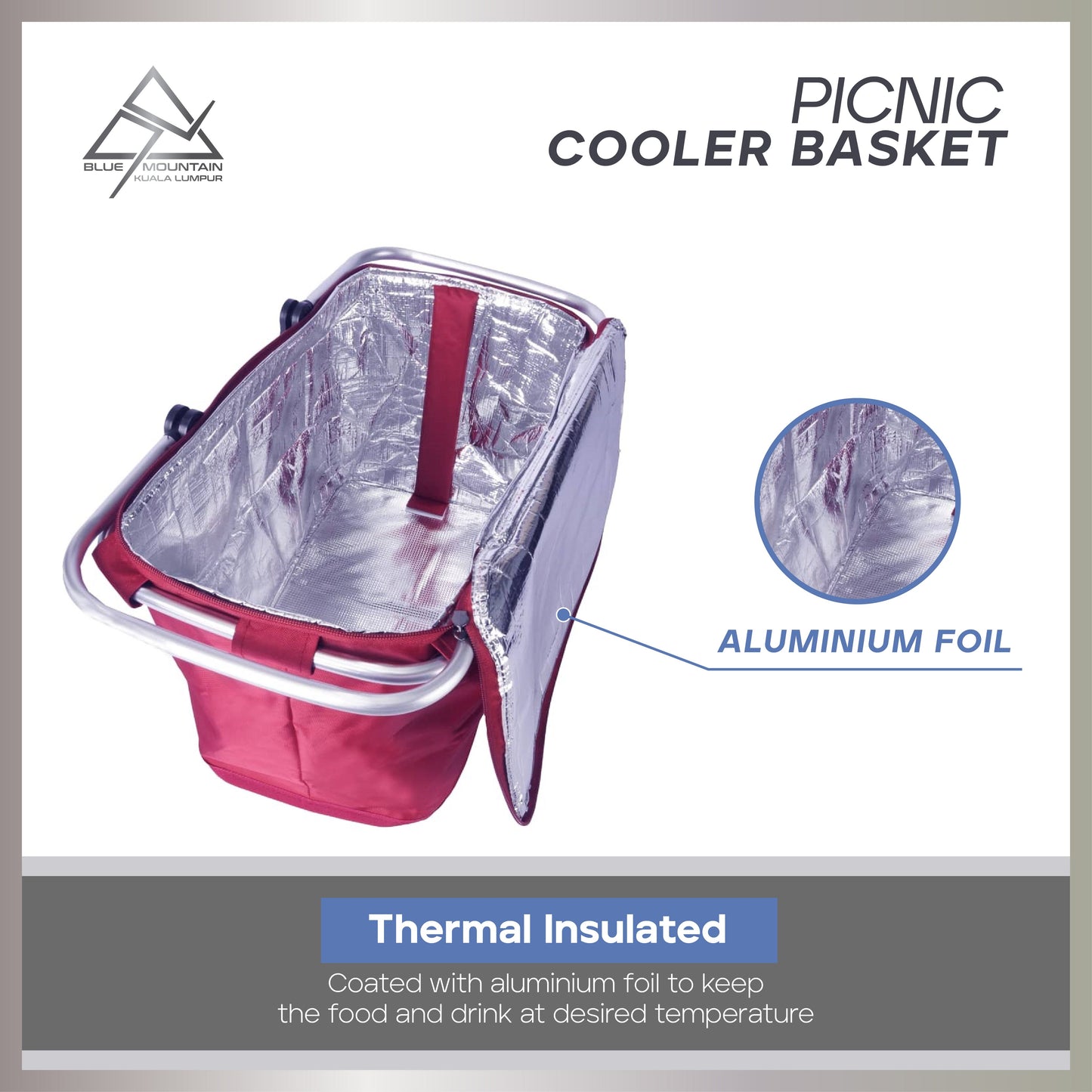 Blue Mountain Cooler Basket