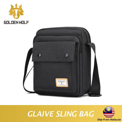 Golden Wolf Glaive Crossbody Sling (7.9" Tablet)