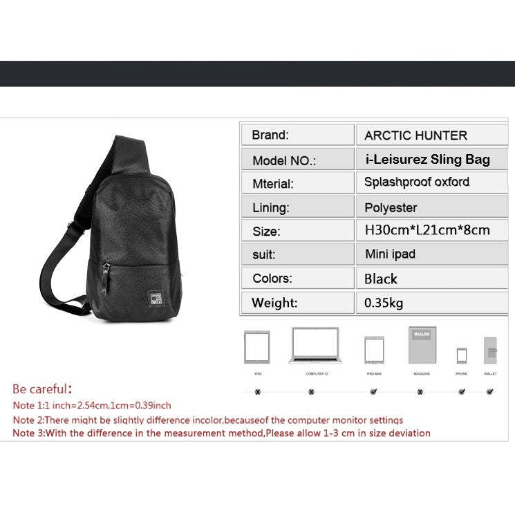 Arctic Hunter i-Leisurez Sling Bag (7.9" Tablet)