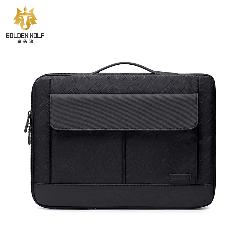 Golden Wolf i-Finn Laptop Briefcase (Polyester Material)