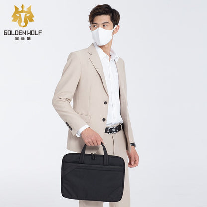 Golden Wolf i-Owen Laptop Briefcase (Oxford Material)