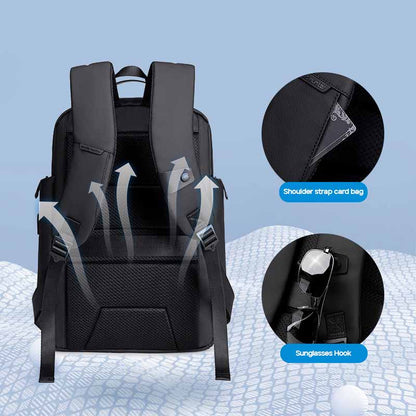 Arctic Hunter i-Cabbie Laptop Backpack Multi Compartment USB Travel Business Laptop Backpack (15.6")