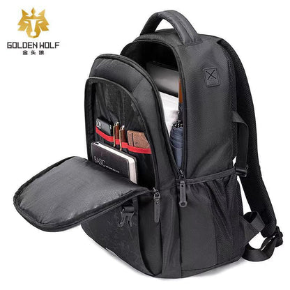 Golden Wolf Clover Backpack