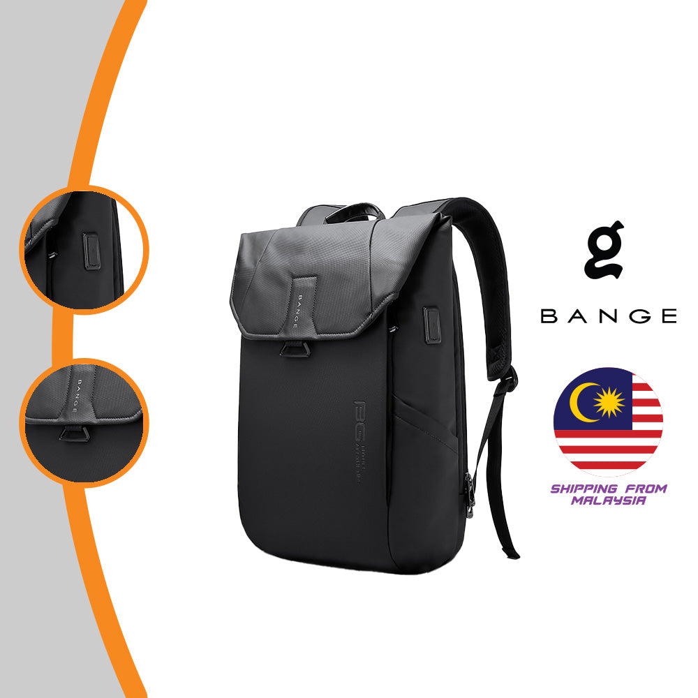 Bange Jade Laptop Backpack Water-Resistant and Multi Compartment USB Charging Business Professional Travel (15.6")