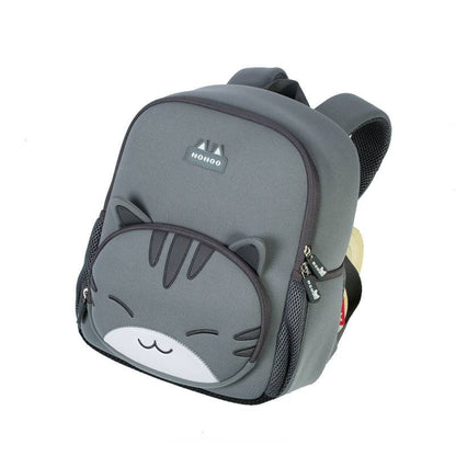 NOHOO Kid Backpack Big Kitten (Grey)