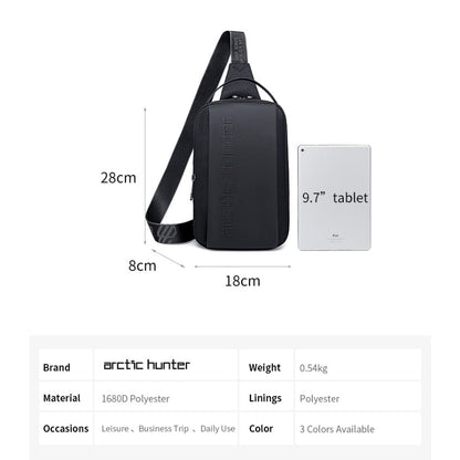 Arctic Hunter i-Apex Satchel Crossbody Bag Tablet Crossbody Bag (9.7")